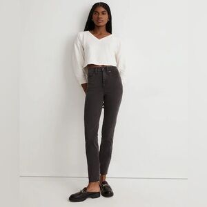 Madewell Stovepipe Jeans in Banberry Wash: Raw-Hem Edition